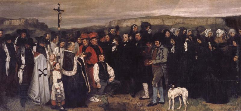 Gustave Courbet Burial at Ornans China oil painting art